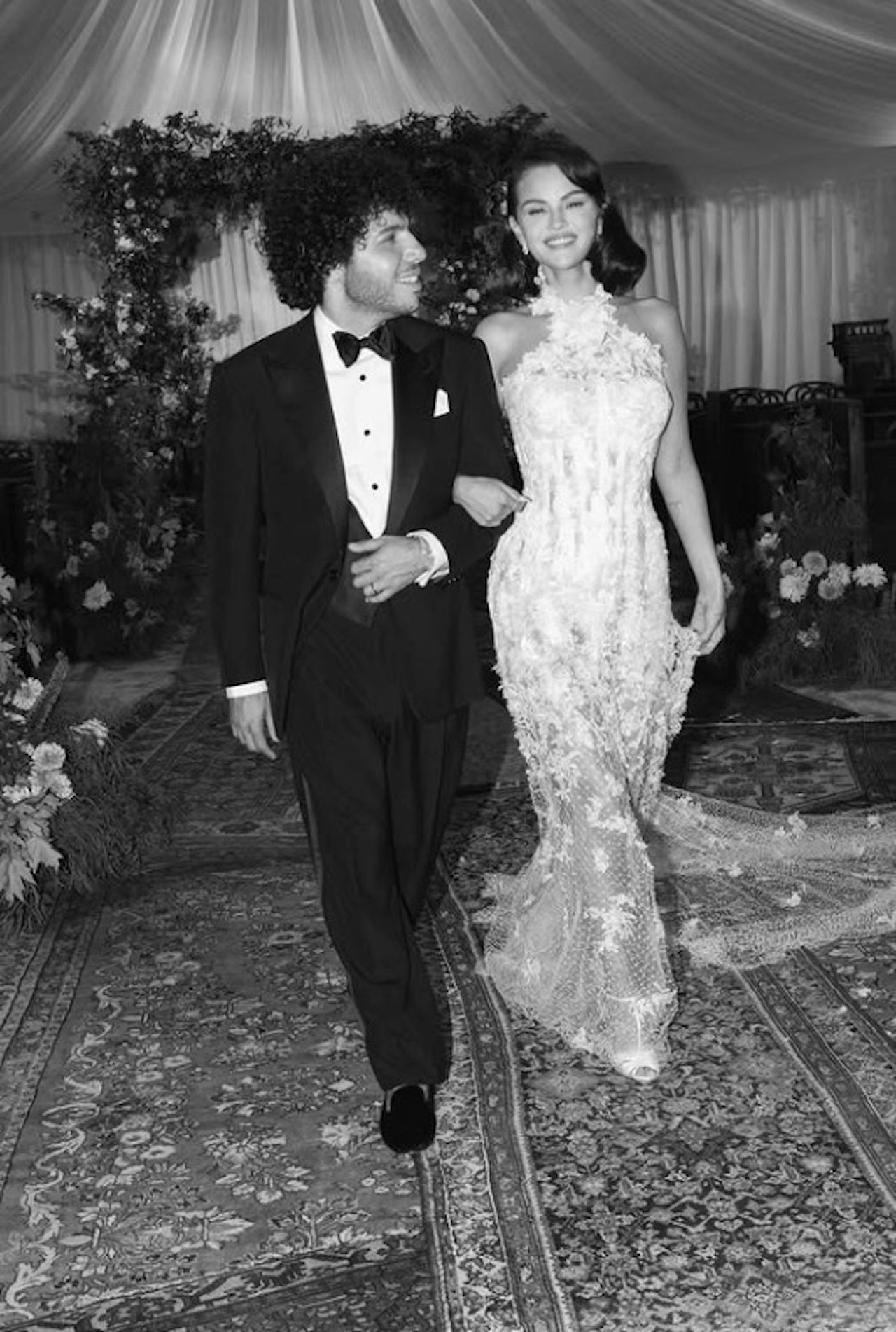 Selena Gomez and Benny Blanco at their wedding