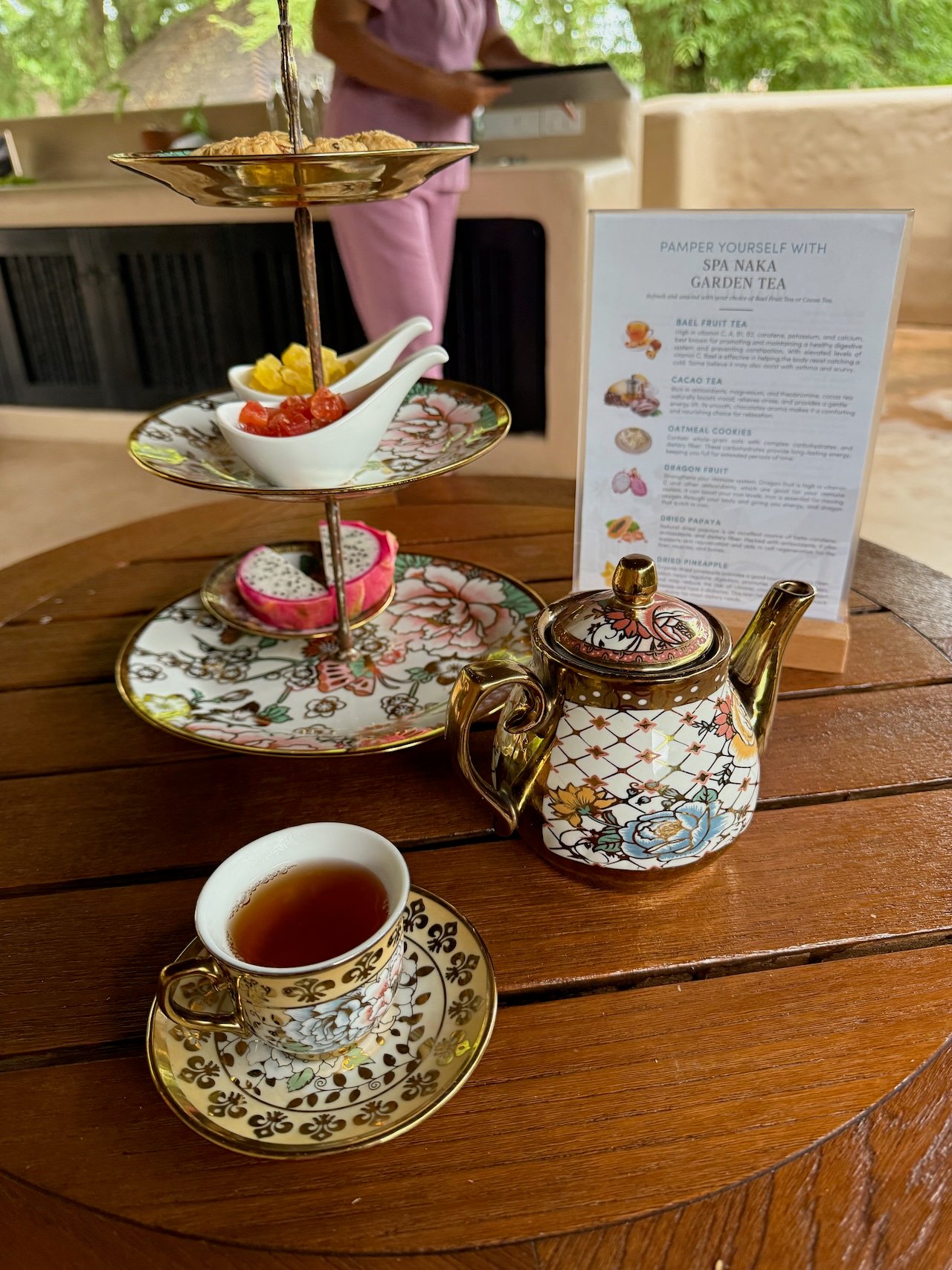 The Naka Island Resort & Spa Phuket spa tea