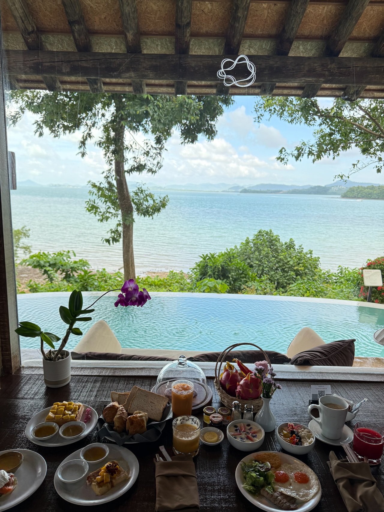 The Naka Island Resort & Spa Phuket villa breakfast