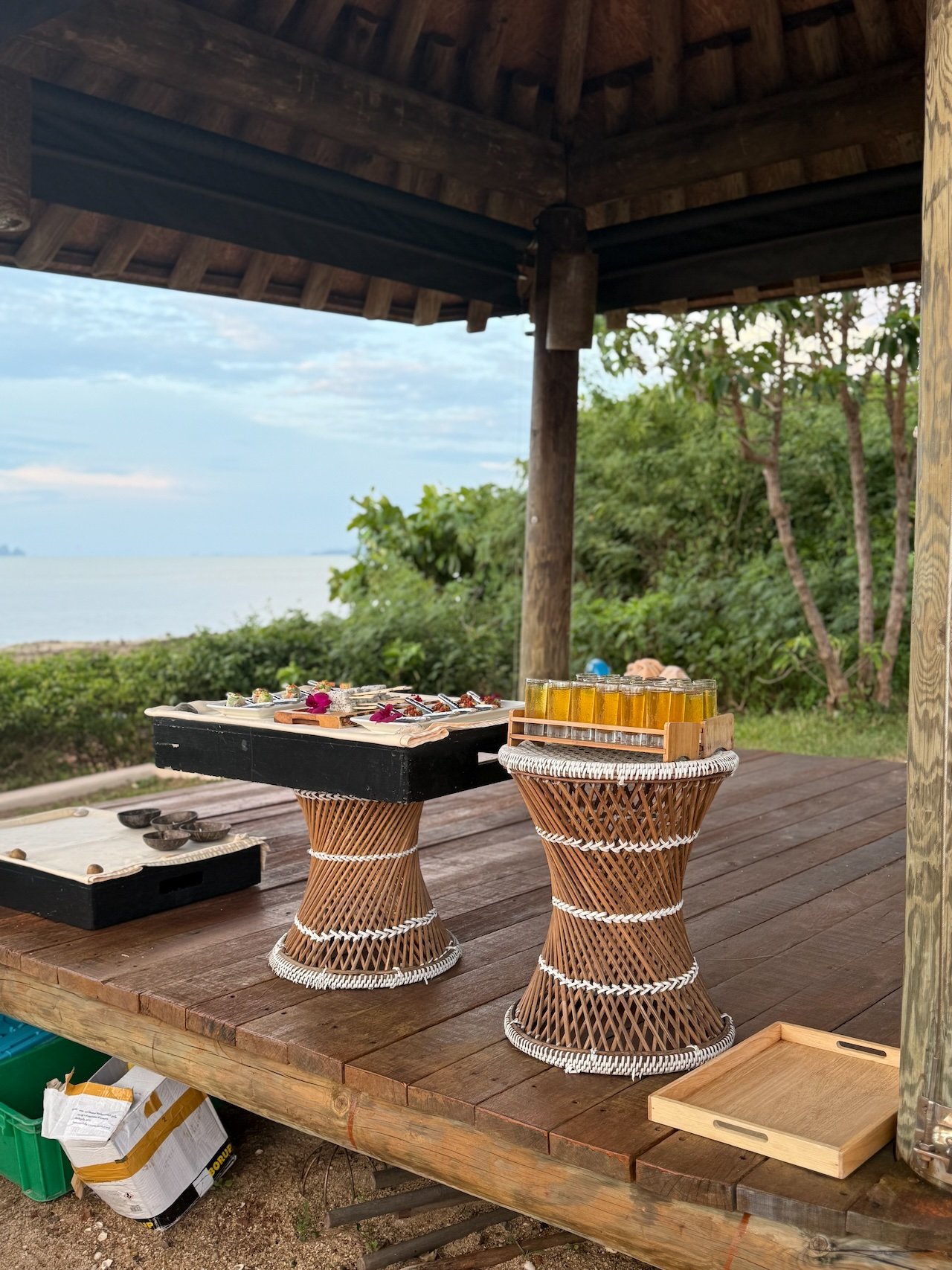 The Naka Island Resort & Spa Phuket sunset ceremony