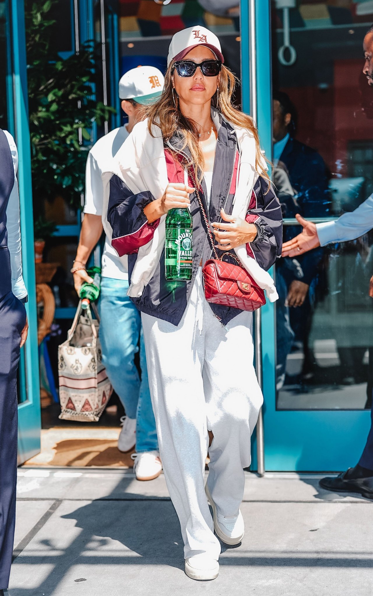 Jessica Alba is seen on August 12, 2025 in New York City.