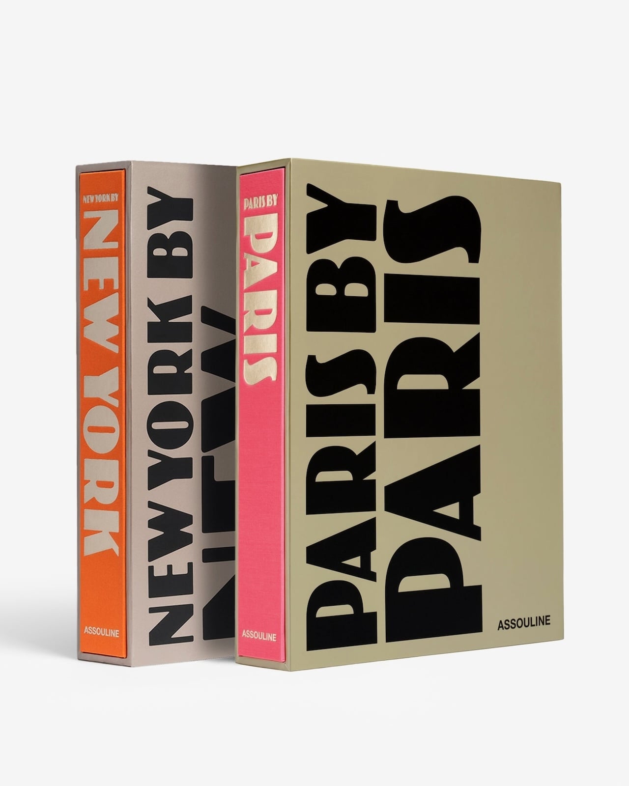 Assouline PARIS BY PARIS AND NEW YORK BY NEW YORK GIFT SET