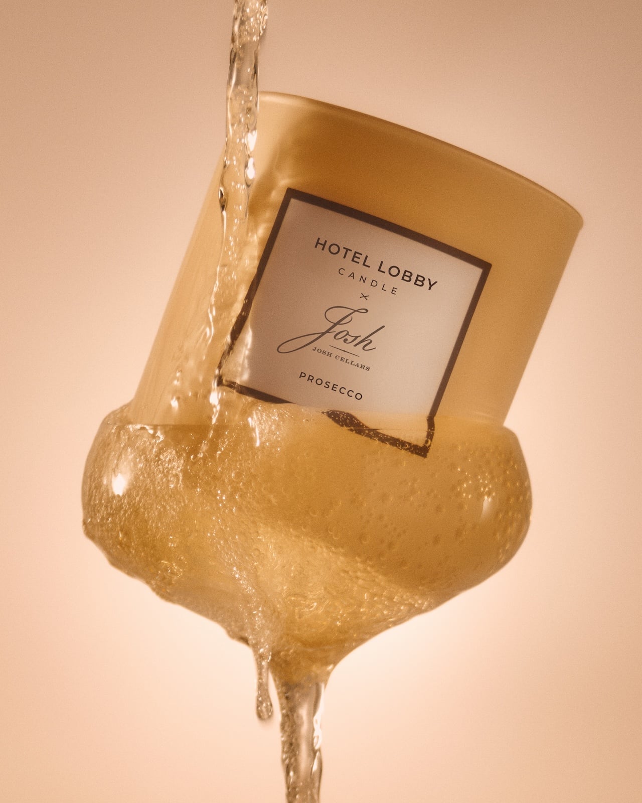 Josh Cellars x Hotel Lobby Candle Prosecco