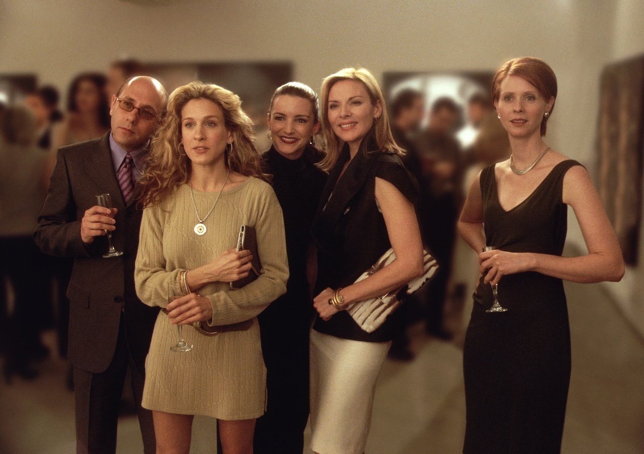 Why Having a Boyfriend Is 'Embarrassing,' According to Gen Z. Pictured: Actors (From Left To Right) Willie Garson Stars As Stanford, Sarah Jessica Parker Stars As Carrie, Kristian Davis Stars As Charlotte, Kim Cattrall Stars As Samantha And Cynthia Nixon Stars As Miranda In The Hbo Comedy Series "Sex And The City" The Third Season. (Photo By Getty Images)
