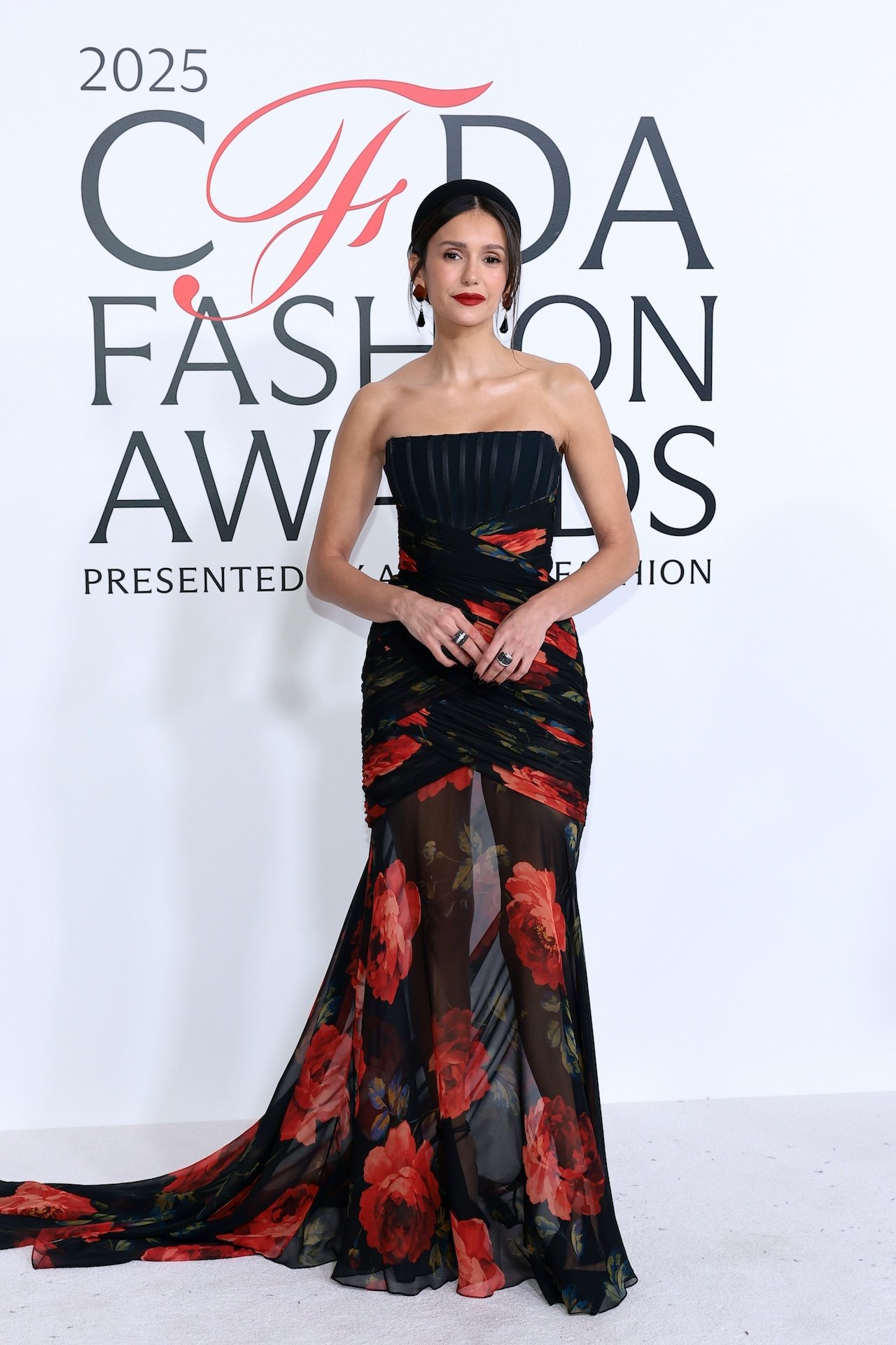 Nina Dobrev attends the 2025 CFDA Awards