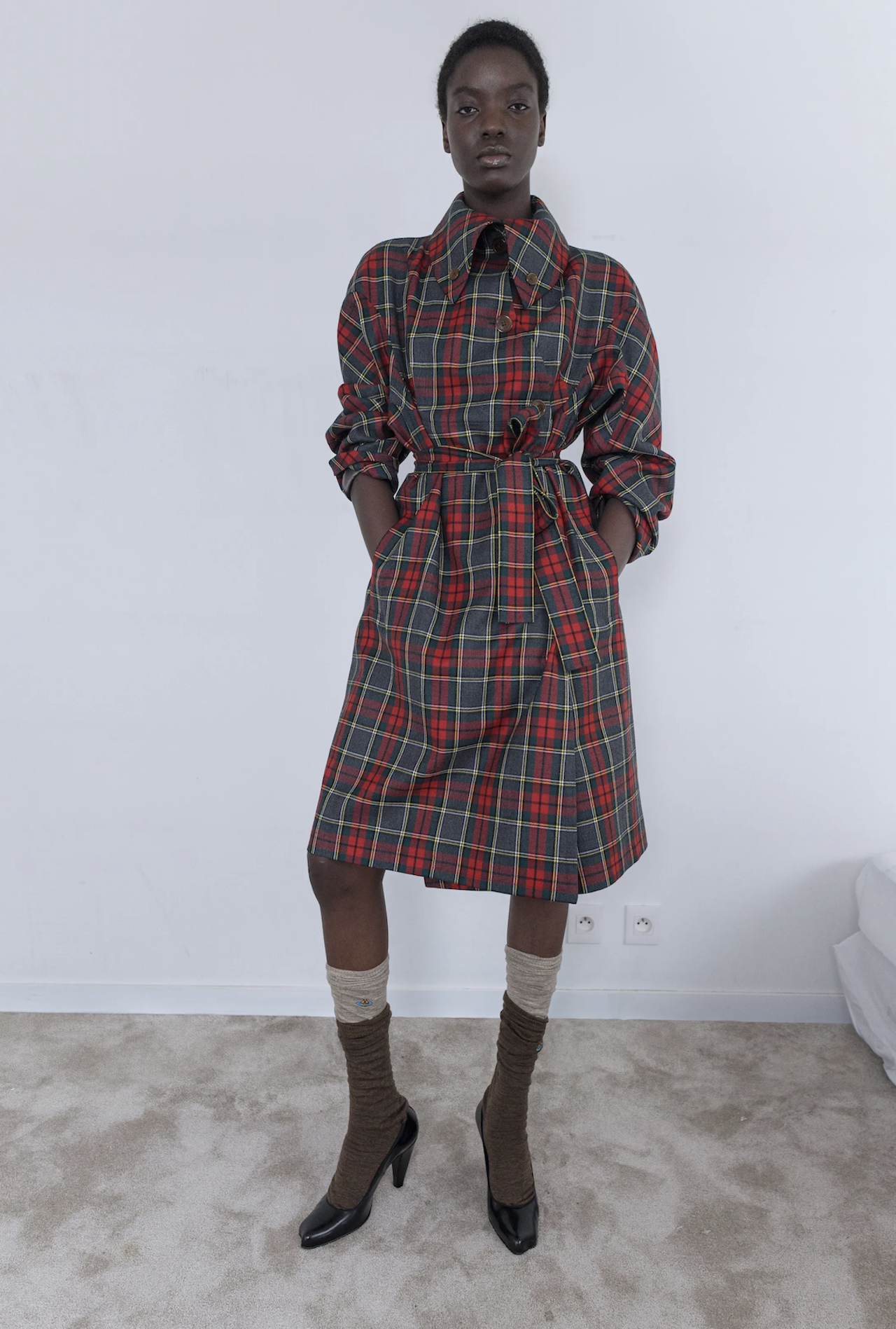 plaid trench Vivienne Westwood FW25