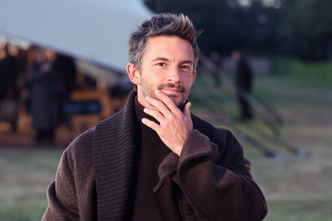 Jonathan Bailey attends the Burberry show during London Fashion Week September 202