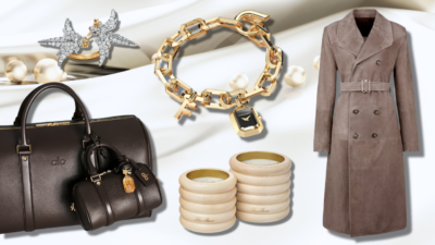 GRAZIA Luxury Gift Guide 2025. Photo Credits (clockwise): Tiffany & Co., Ferragamo, Tod's, Loro Piana, Alo