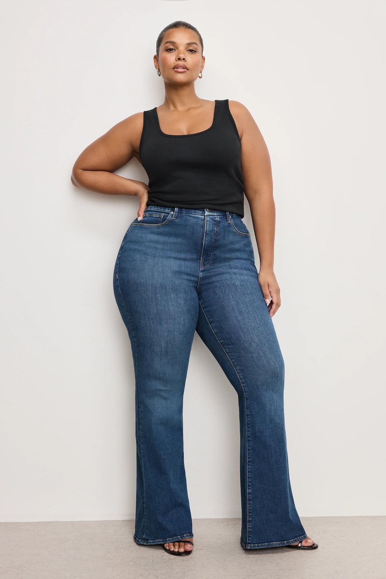 Good American Good Legs Flare Jeans