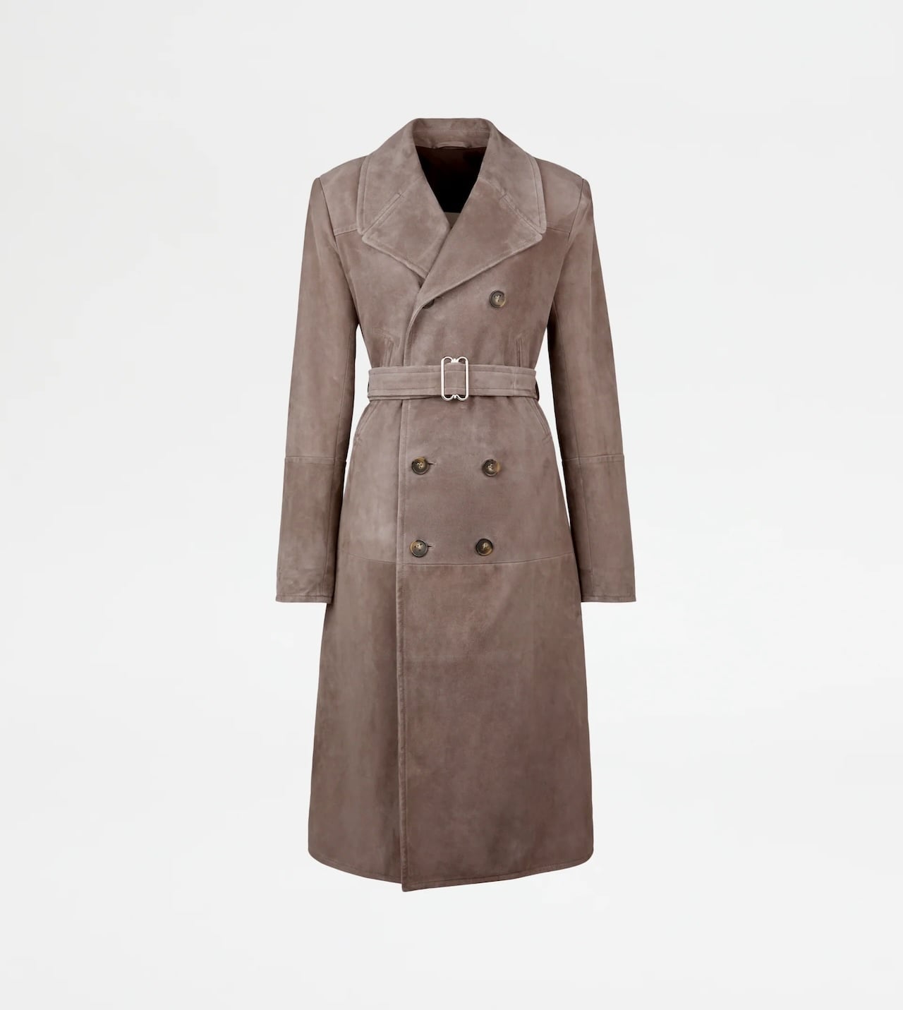 Tod's Trench Coat in Pashmy Suede