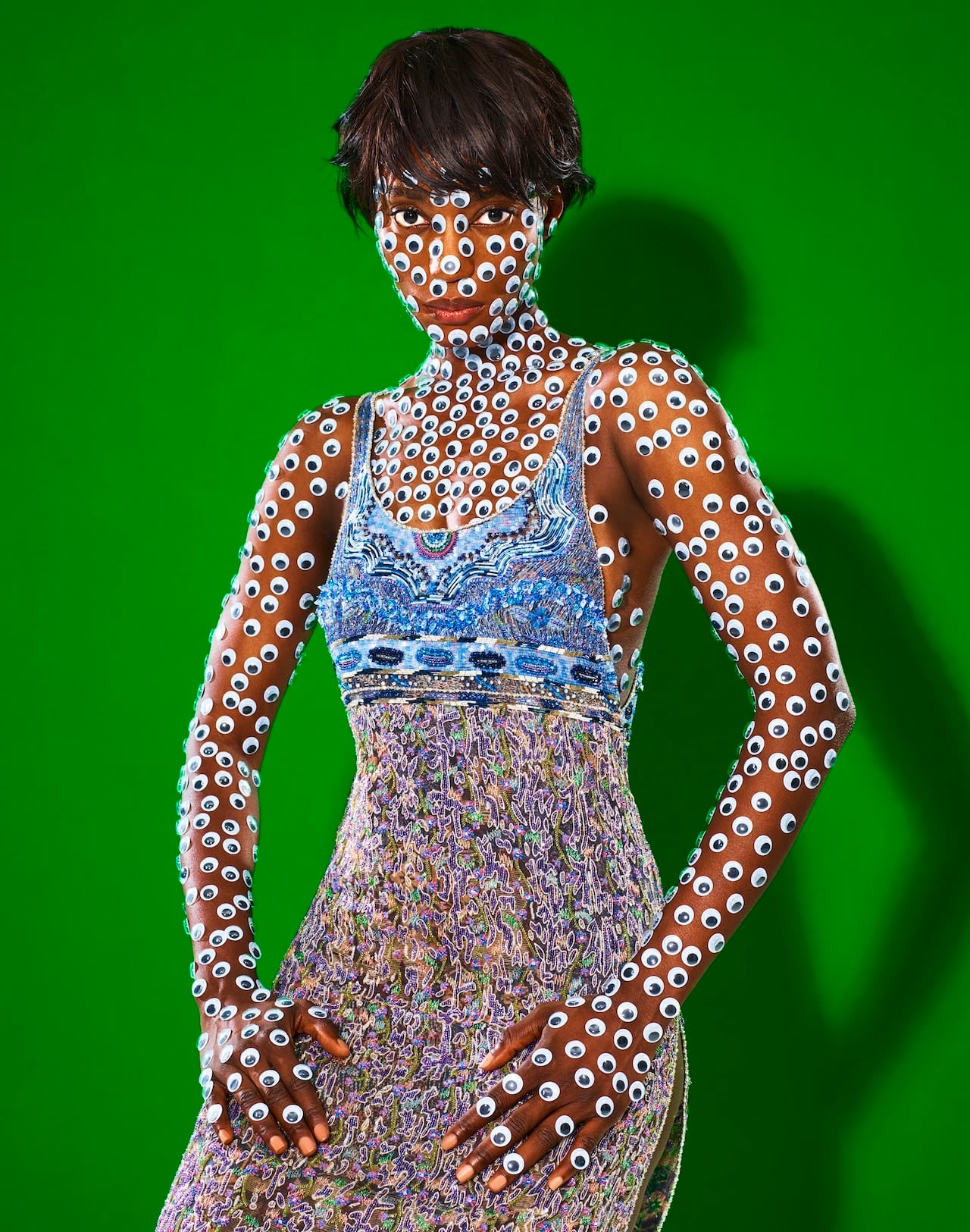 Giorgio Armani dress, armani.com.