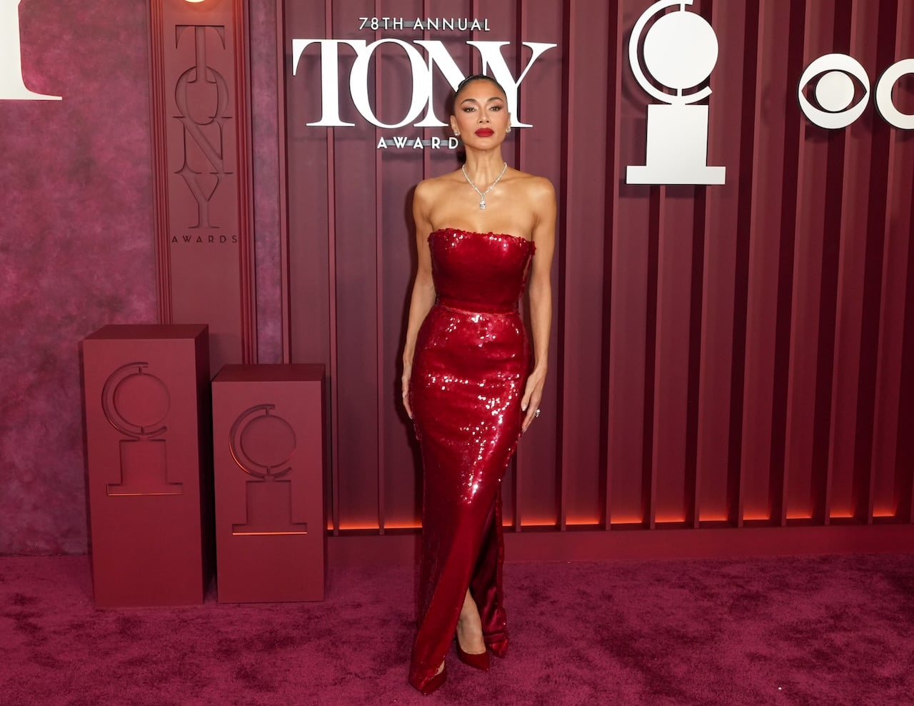 Nicole Scherzinger at The 78th Annual Tony Awards held at Radio City Music Hall on June 08, 2025 in New York, New York. (Photo by John Nacion/Variety via Getty Images)