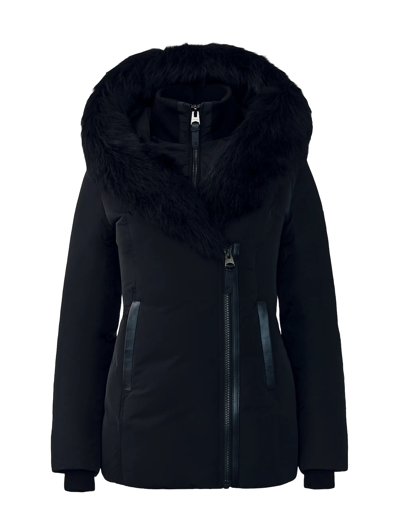 ADALI-SH Down coat with sheepskin Signature Mackage Collar