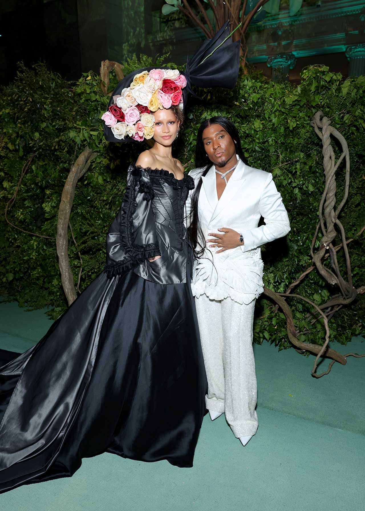NEW YORK, NEW YORK - MAY 06: Zendaya and Law Roach attend The 2024 Met Gala Celebrating "Sleeping Beauties: Reawakening Fashion" at The Metropolitan Museum of Art on May 06, 2024 in New York City. (Photo by Cindy Ord/MG24/Getty Images for The Met Museum/Vogue)