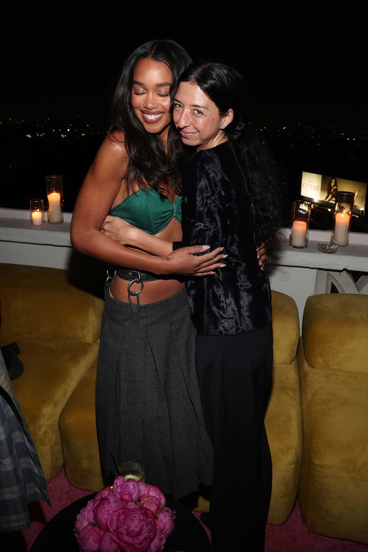 OS ANGELES, CALIFORNIA - JANUARY 04: (L-R) Laura Harrier and Danielle Goldberg attend W Magazine's Annual Best Performances Party at Chateau Marmont on January 04, 2025 in Los Angeles, California. (Photo by Jerritt Clark/Getty Images for W Magazine)