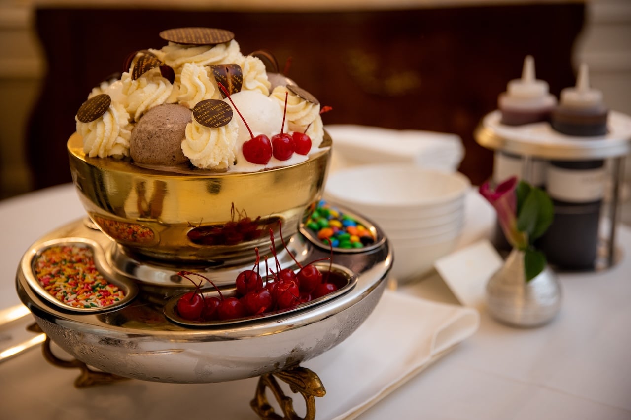 Home Alone sundae at The Plaza