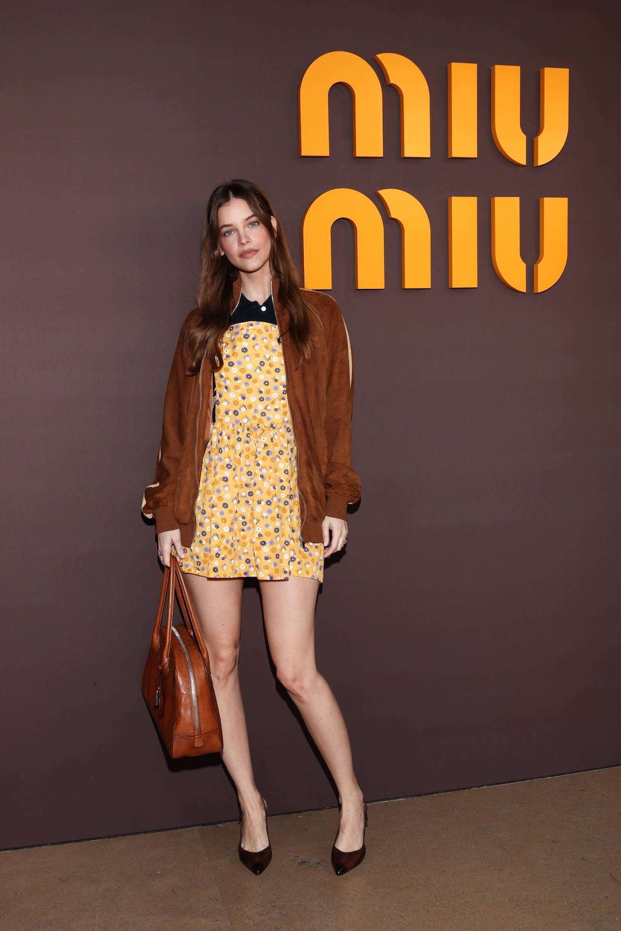Barbara Palvin at Miu Miu FW26 Fashion Show