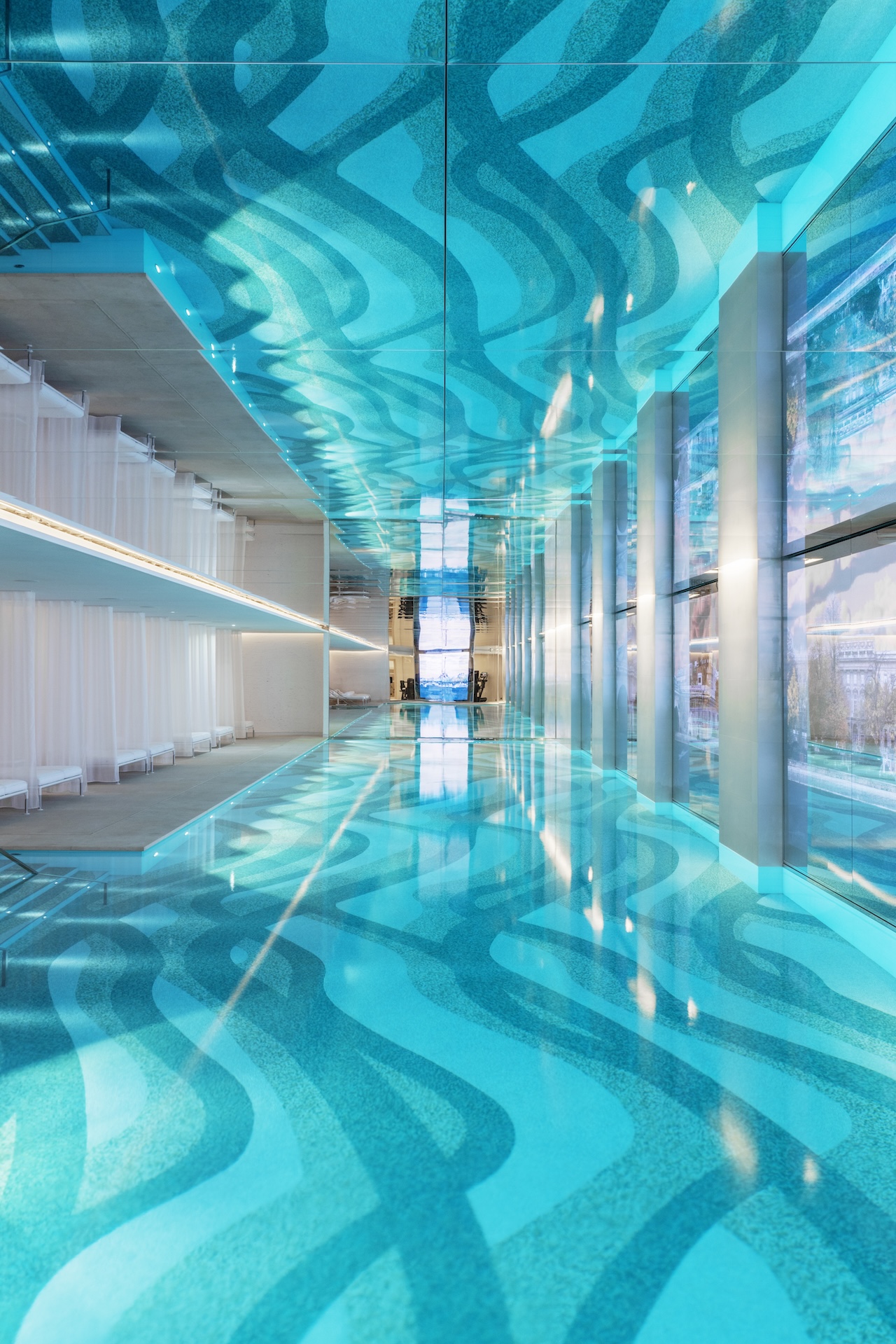 Cheval Blanc Paris indoor pool
