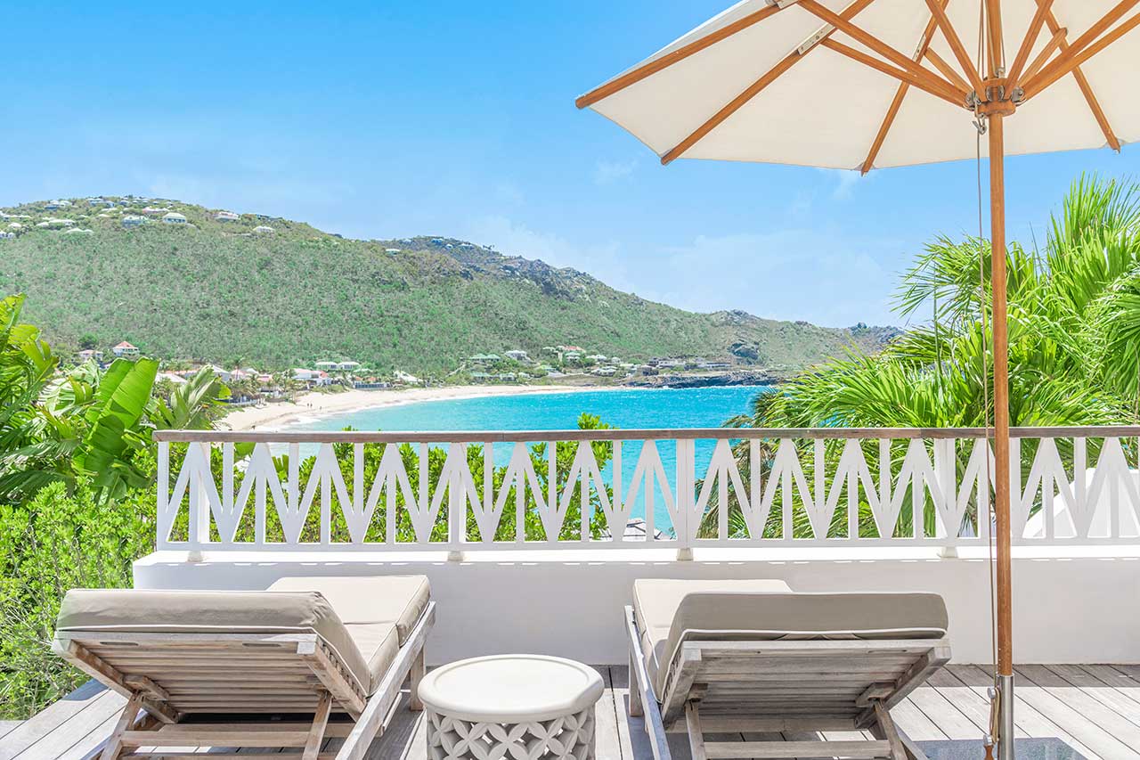 Cheval Blanc- St Barth wellness - villa with view of Flamands Beach