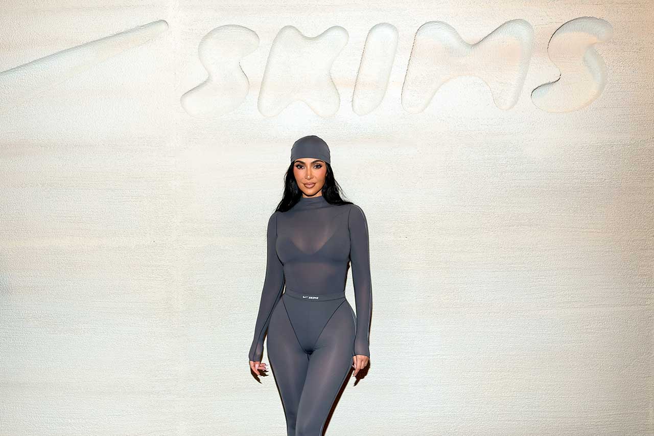 Kim Kardashian attends the NikeSKIMS Launch Event at Nike House of Innovation on September 24, 2025 in New York City. (Photo by Dimitrios Kambouris/Getty Images for SKIMS)