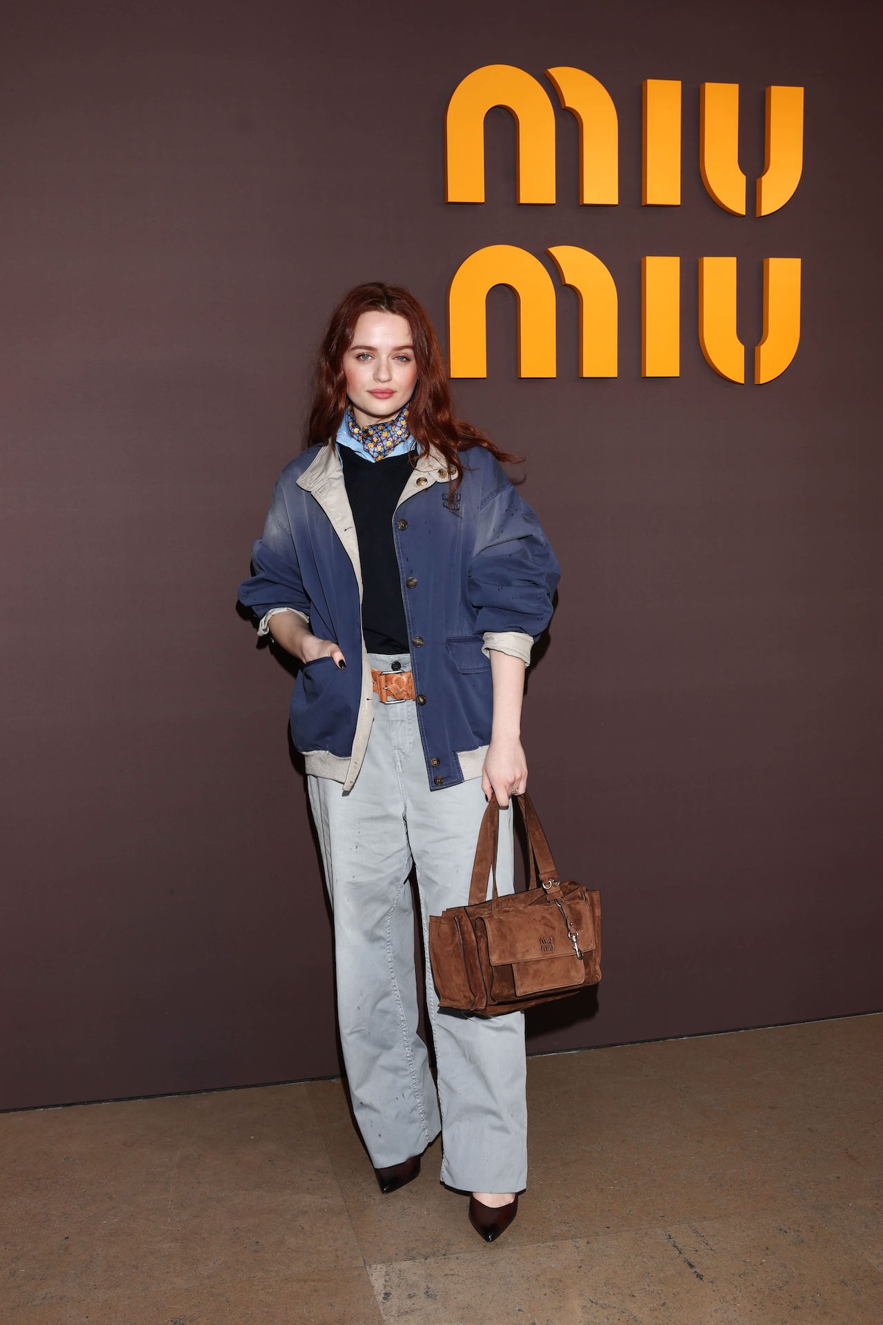 Joey King at Miu Miu FW26 Fashion Show