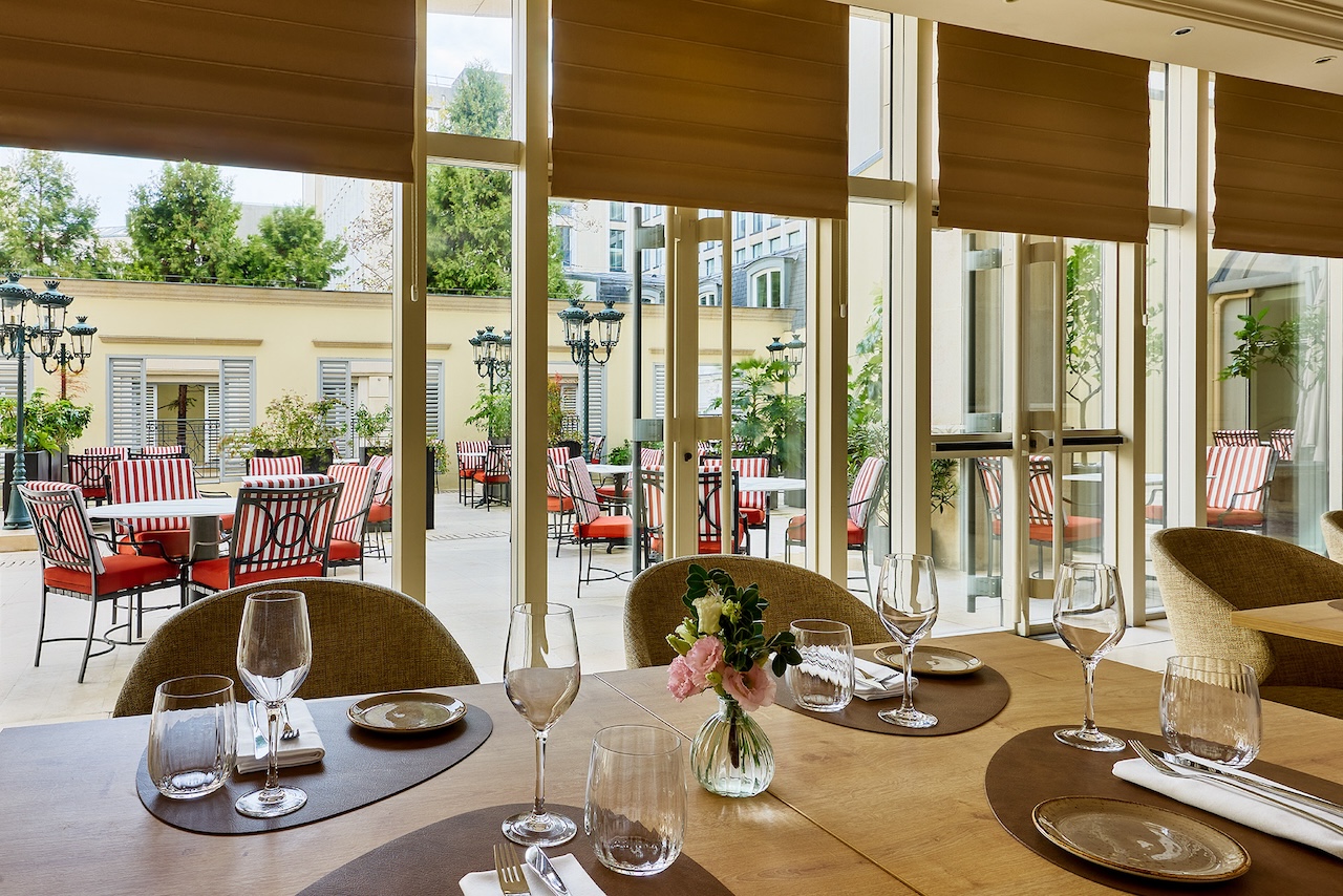 Paris Marriott Champs Elysees dining