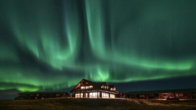 Northern Lights at Hotel Ranga. Photo Credit: Hotel Rangá