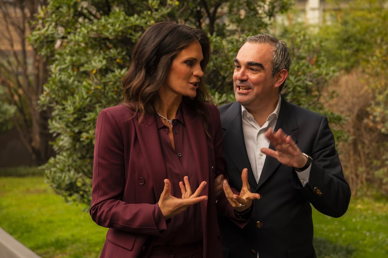 Stéphane Revol and Veronica Berti Bocelli