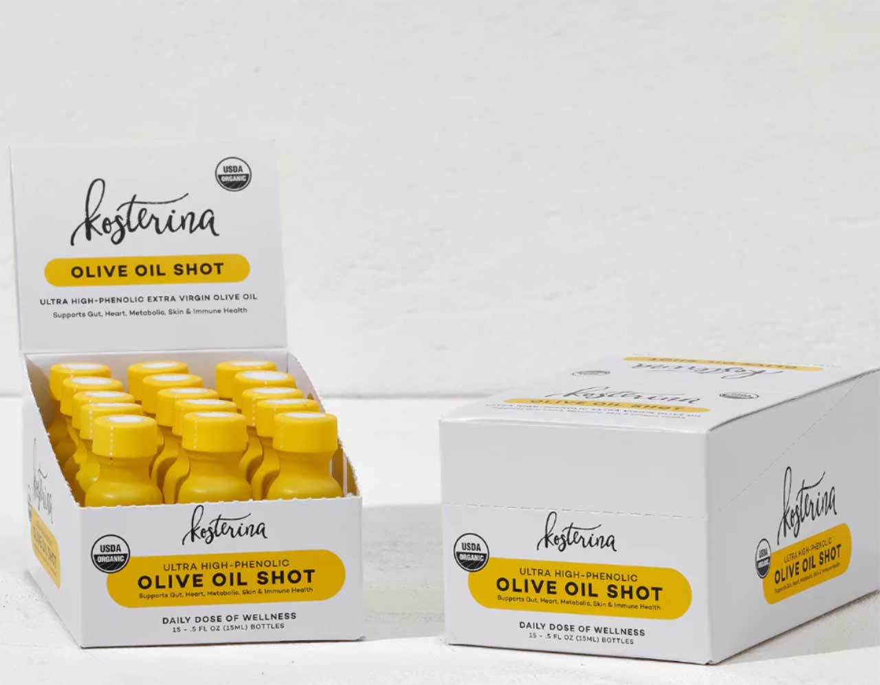 Kosterina EVOO Shot; $95. kosterina.com.