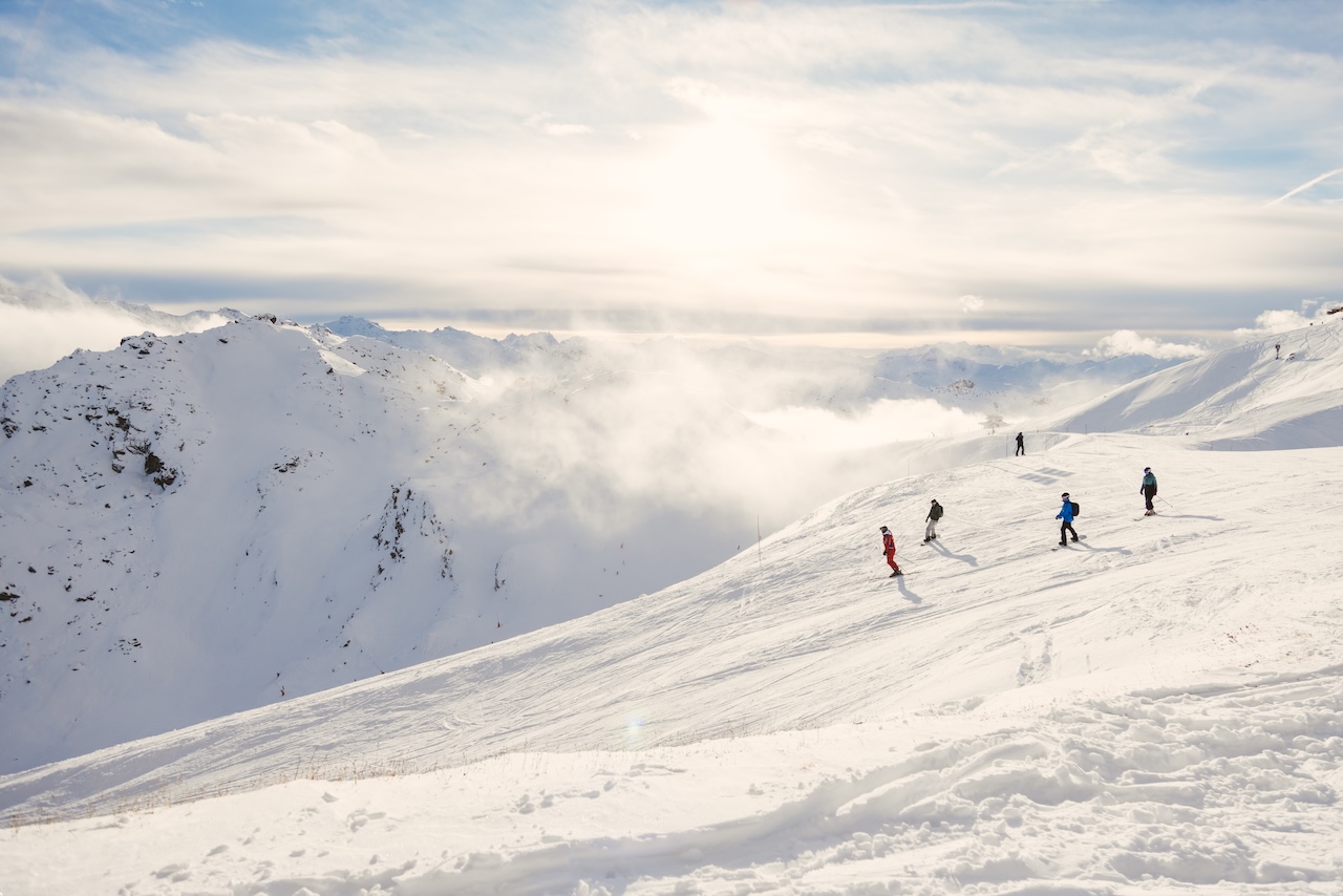 Courchevel skiing