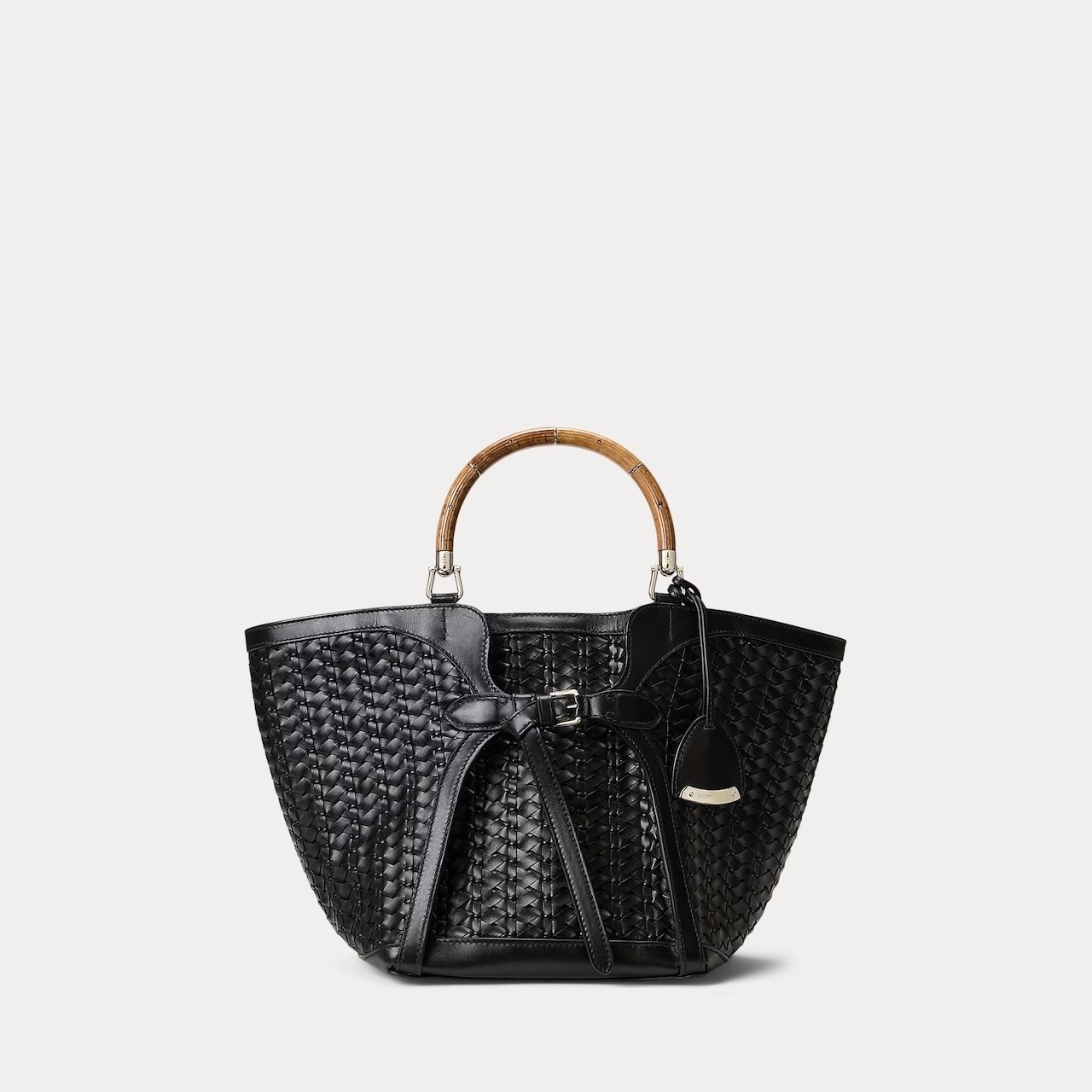 Ralph Lauren The Ralph Braided Leather Tote