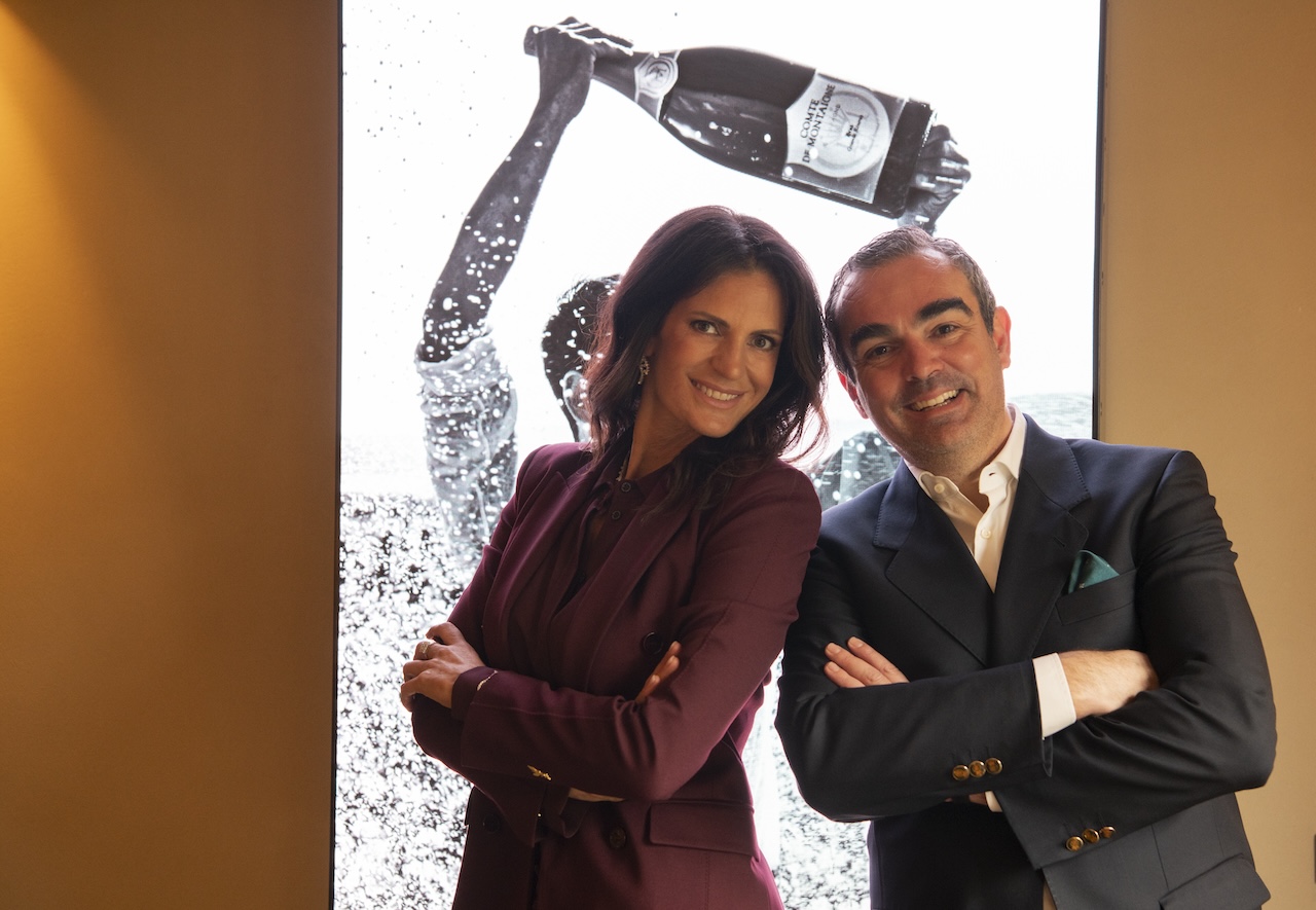 Comte de Montaigne; Stéphane Revol and Veronica Berti Bocelli