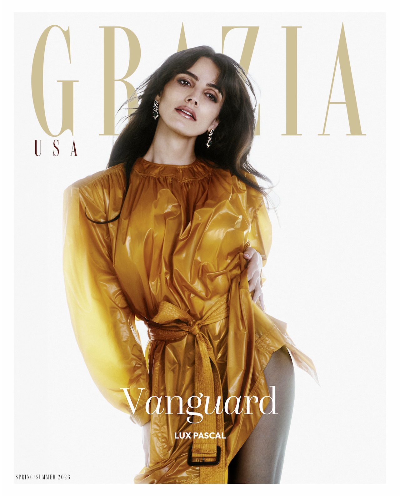 Lux Pascal cover of Grazia USA Spring/Summer 2026 print issue