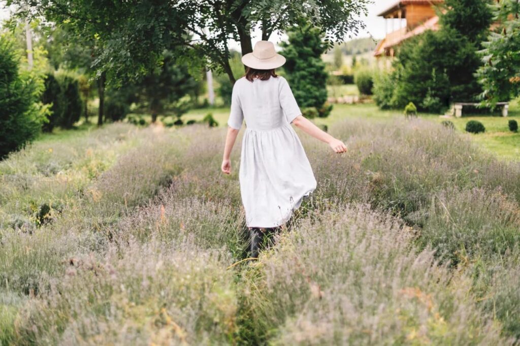 breezy £50 M&S linen dress