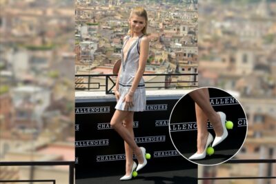 Zendaya's Iconic Tennis Ball Heels