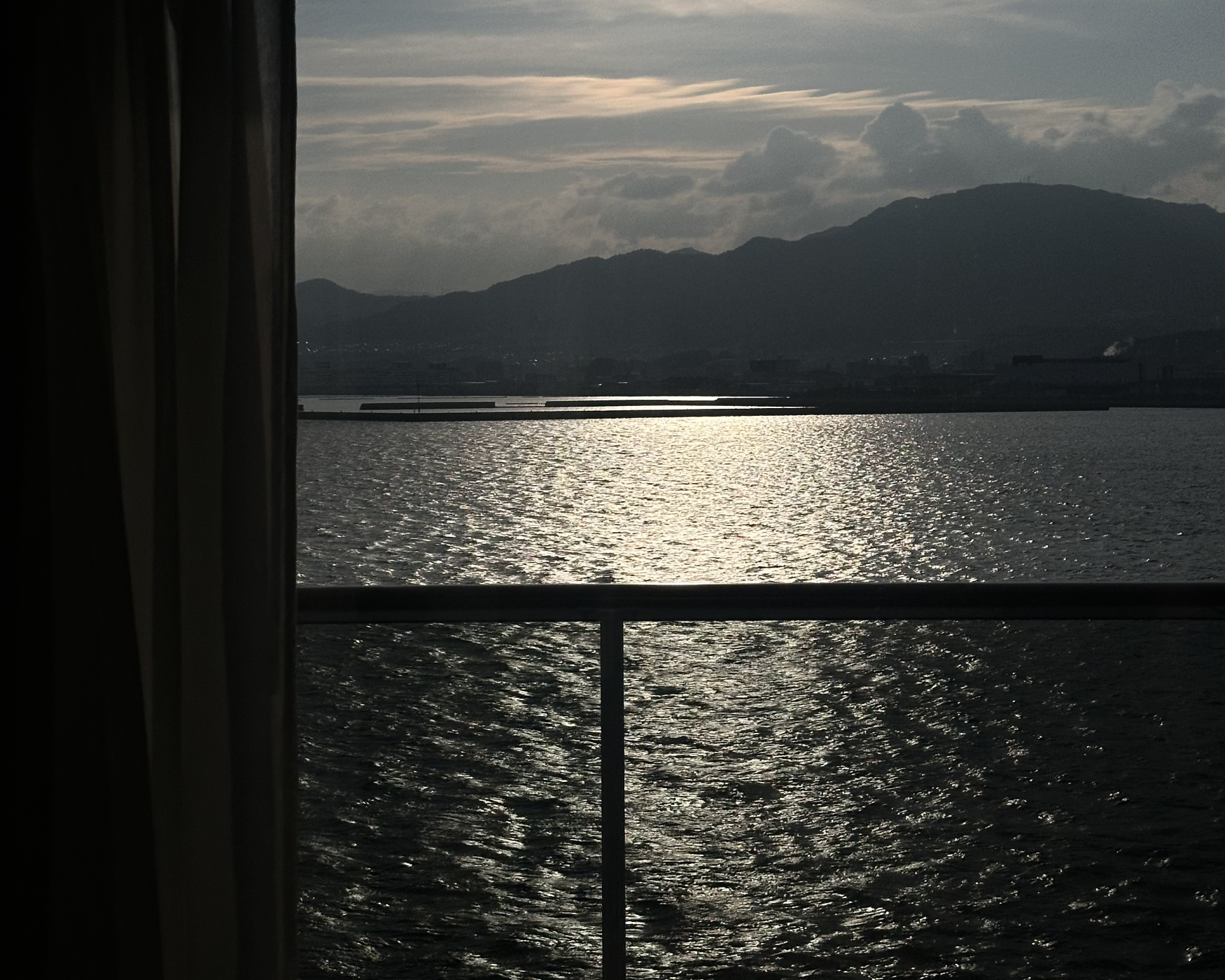 The view from my suite's private terrace; photo by David Evan Ruff.