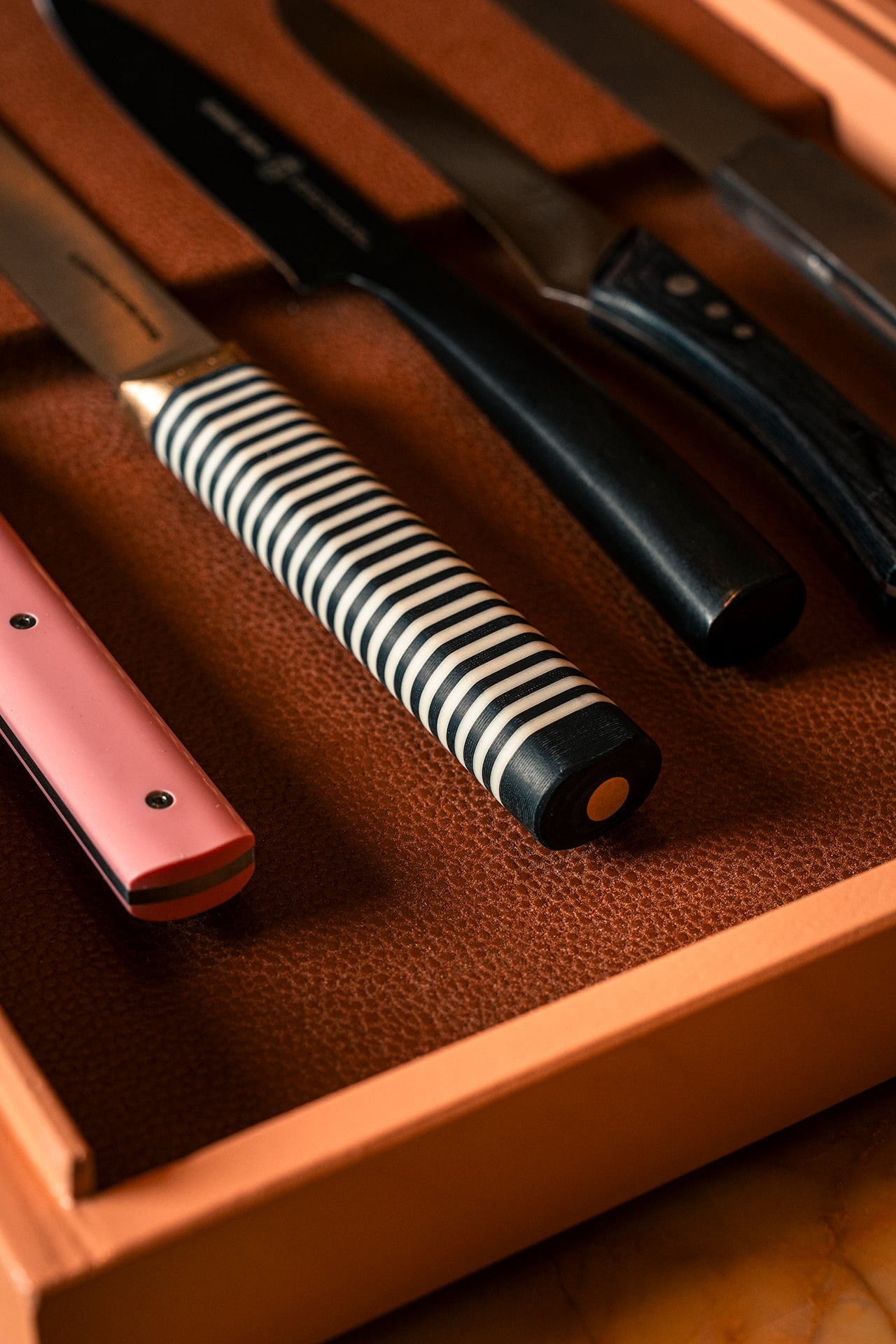 Knife selection at SLIM's Bal Harbour