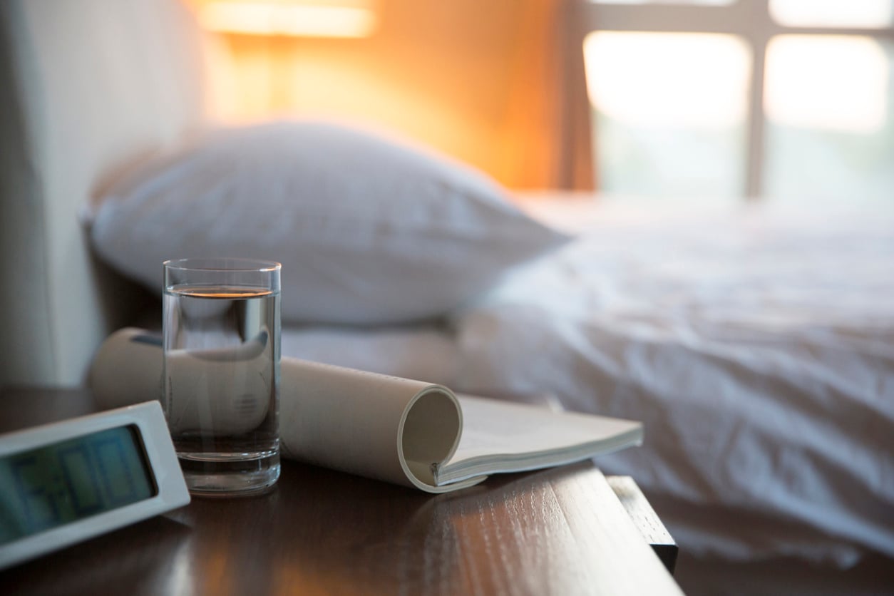 Here's Why You Should Place a Glass of Water on Your Nightstand Every Night