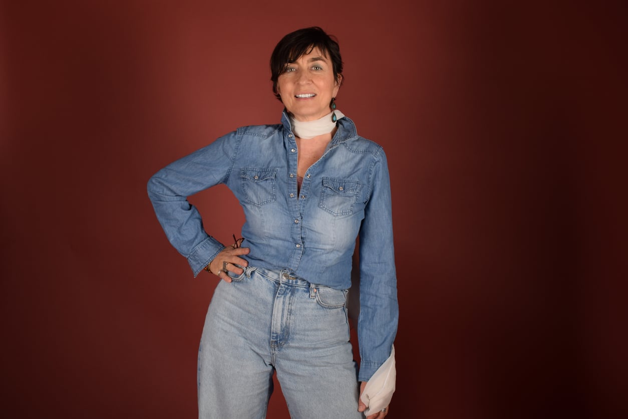 The Head-to-Toe Denim Look Is the Chicest Back-to-Season Outfit Over 50