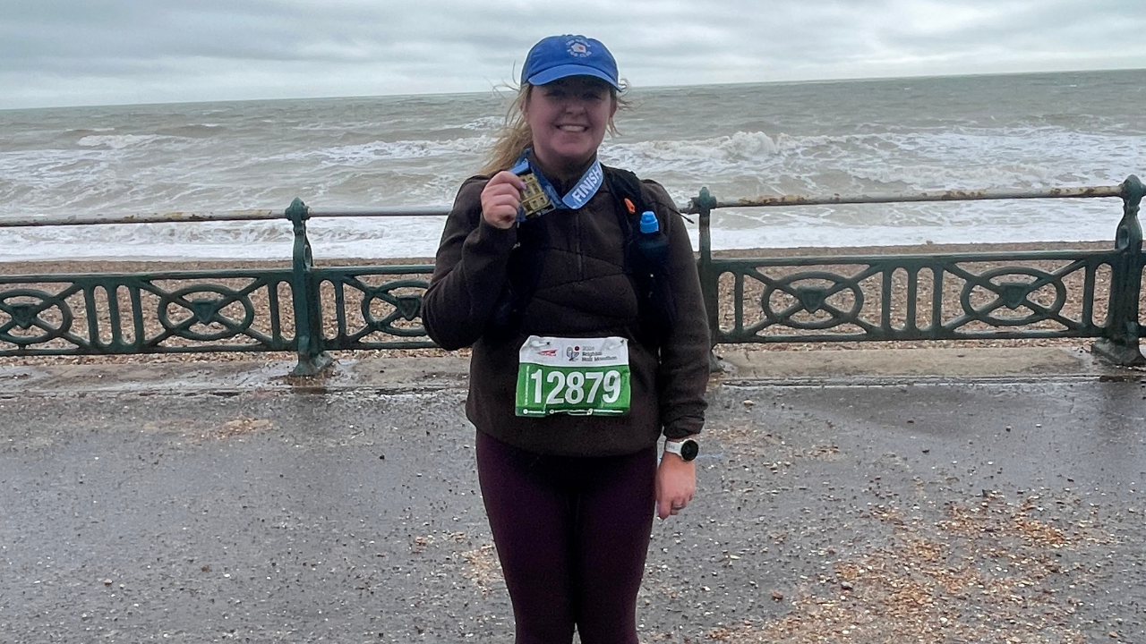 Amber Middleton running