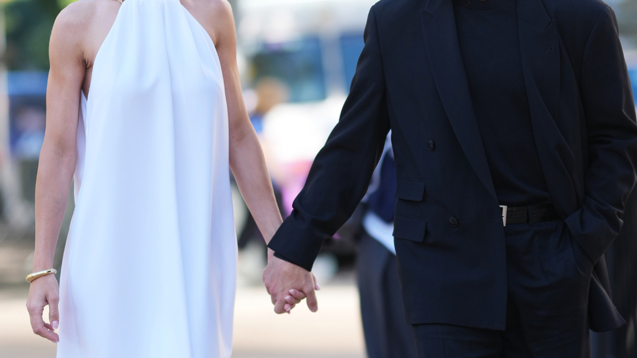 Holding hands