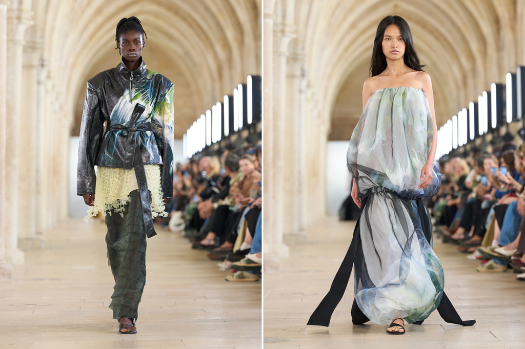 At Paris Fashion Week, Aje Showed Florals for Spring That Were Actually ...