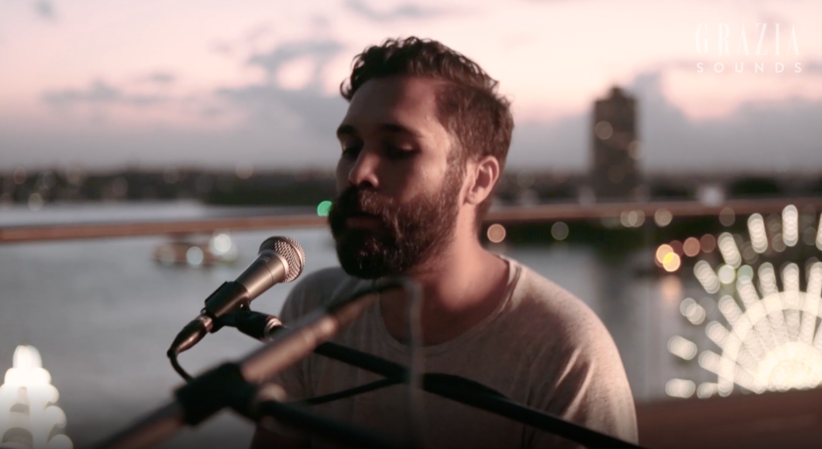 EXCLUSIVE_ Ben Abraham performs his single Songbird Grazia