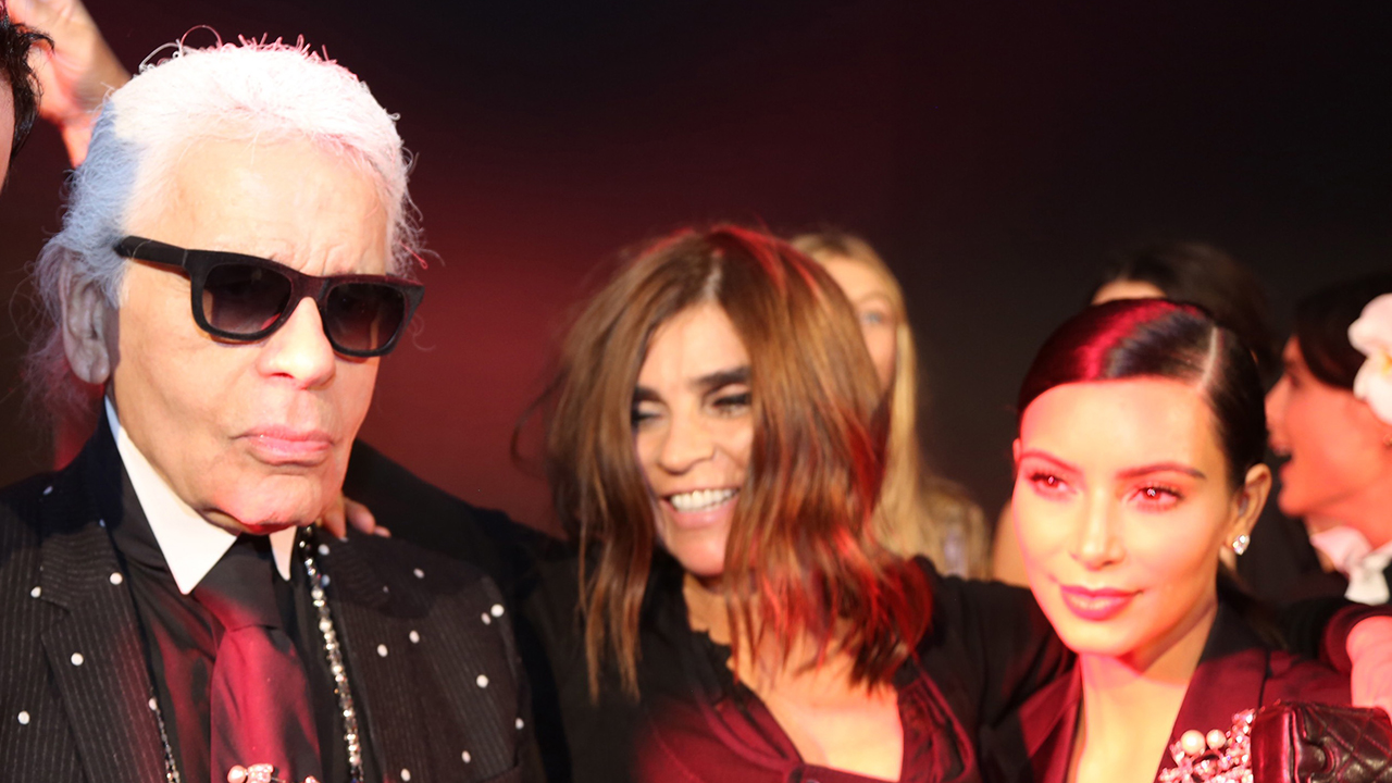 Karl Lagerfeld and Carine Roitfeld praise Kim Kardashian West - Grazia