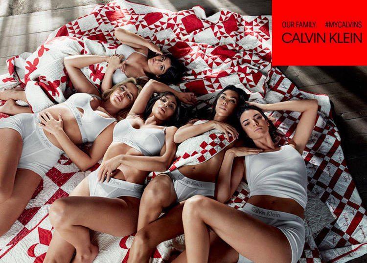 Kylie hides her stomach in Kardashian-Jenner Calvin Klein photoshoot -  Grazia