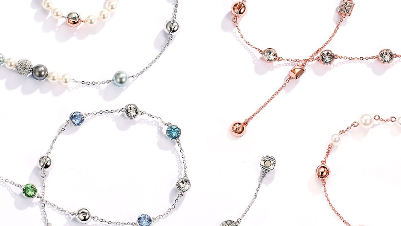 Introducing the new Swarovski Remix Collection of clip-together chains