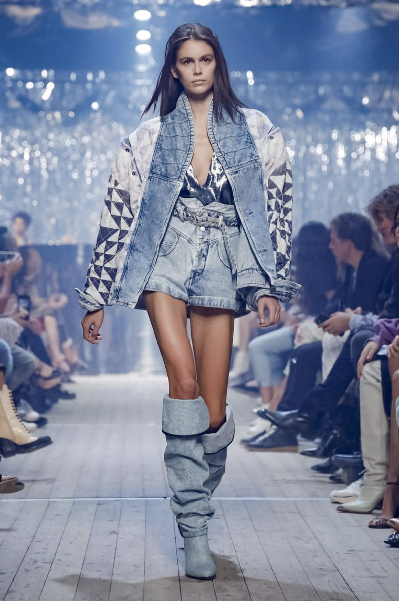 Kaia Gerber wore best looks in the Isabel Marant show
