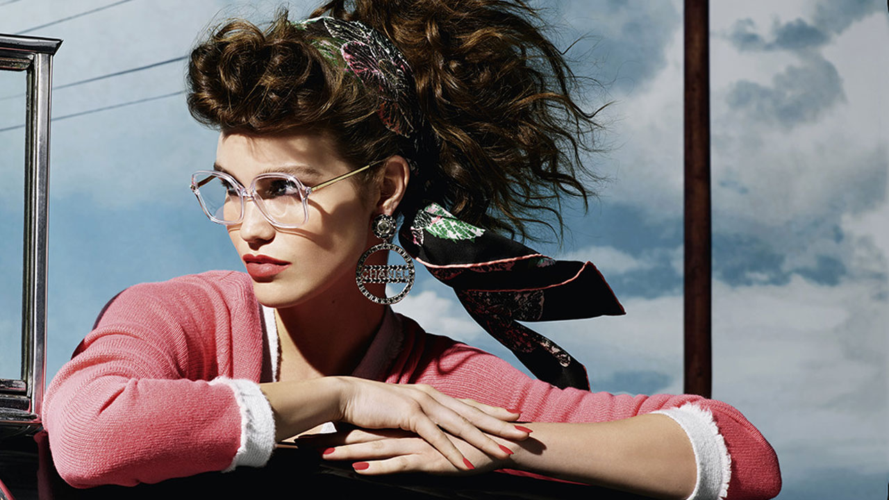 Karl Lagerfeld unveils Chanel FW18 eyewear campaign starring supermodel  Luna Bijl