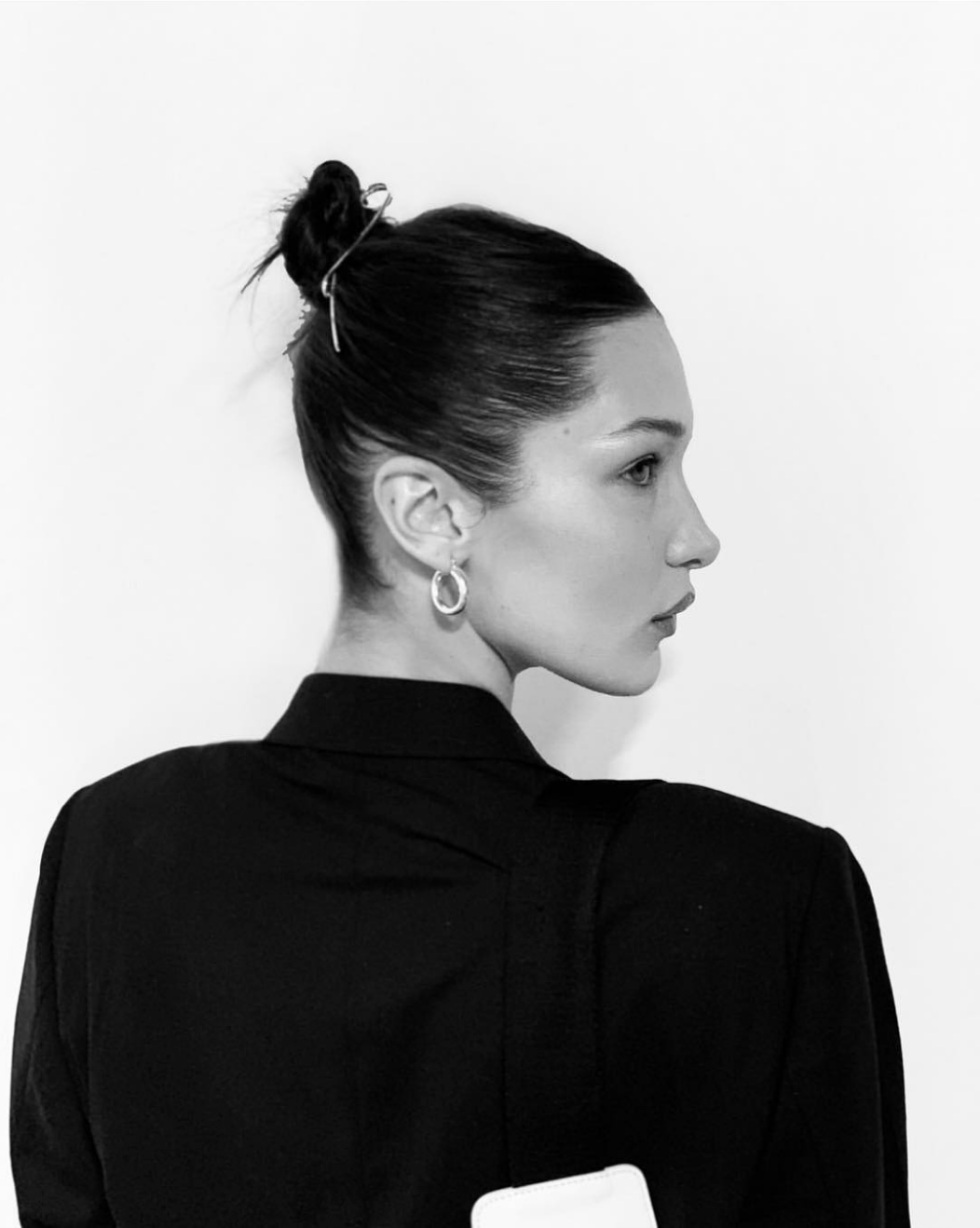 This is the product Bella Hadid uses to make her iconic hairstyle -  HIGHXTAR.