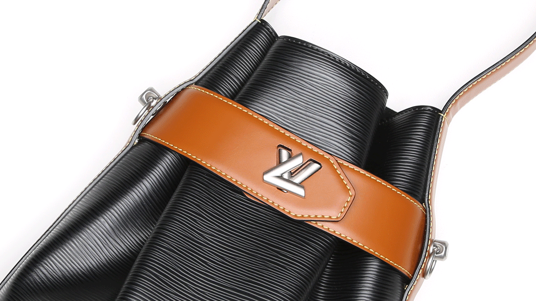 Louis Vuitton Rouille Epi Leather Twist Bucket Bag - Yoogi's Closet